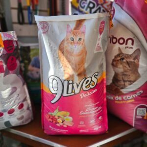 9 lives adultos 15kg carnes seleccionadas